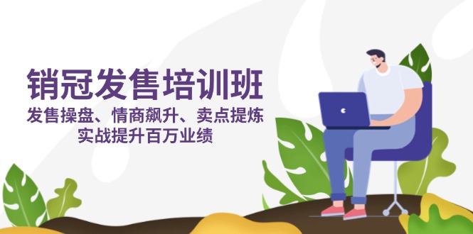销冠 发售培训班：发售 操盘+情商 飙升+卖点 提炼，实战提升百万业绩-偏门项目网