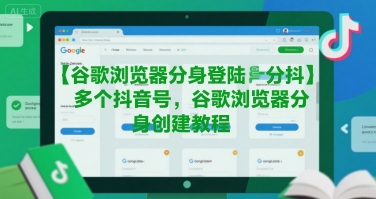 谷歌浏览器分身登陆多个抖音号，谷歌浏览器分身创建教程-偏门项目网