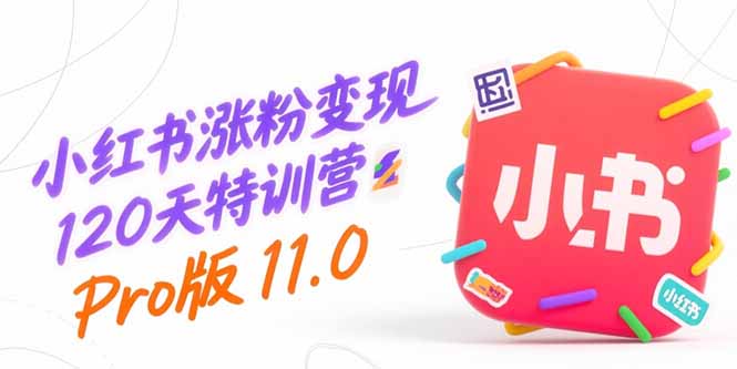 小红书涨粉变现120天特训营Pro版11.0：从0到1掌握平台运营,内容制作和变现-偏门项目网