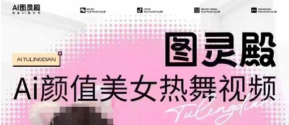 全网首发，原价988图灵殿AI颜值美女热舞视频，云端生图，轻松过原创-偏门项目网