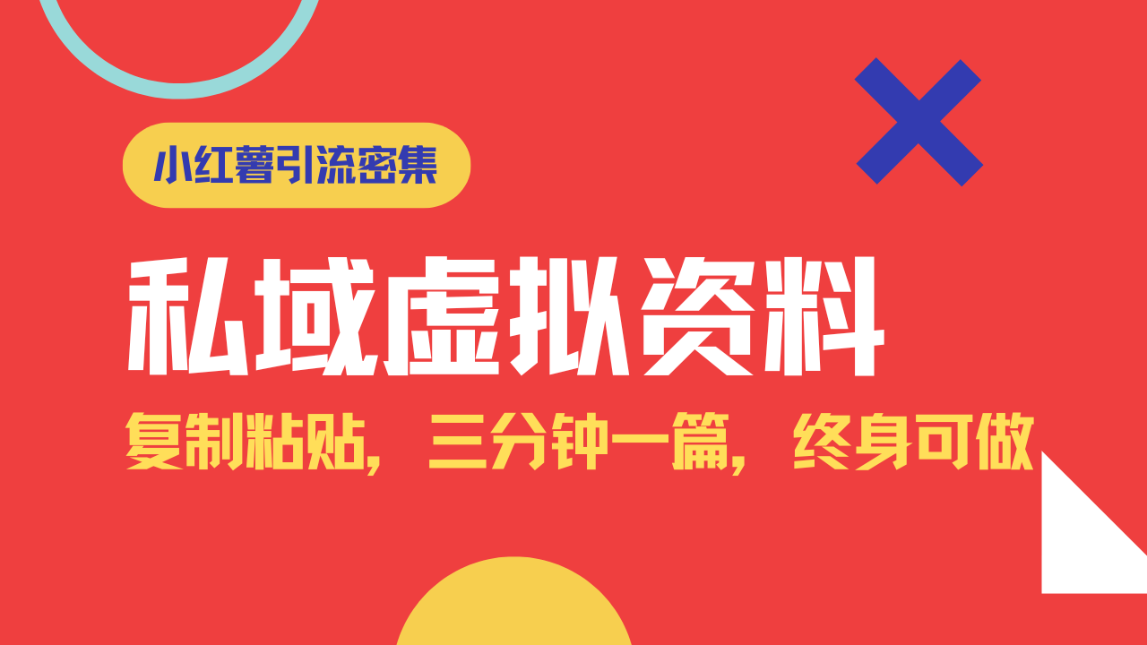 小红书引流私域旅游虚拟资料玩法，复制粘贴，三分钟一篇图文，日入1000…-偏门项目网