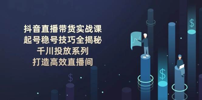 抖音直播带货实战课：起号稳号技巧全揭秘, 千川投放系列, 打造高效直播间-偏门项目网
