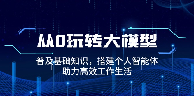从0玩转大模型，普及基础知识，搭建个人智能体，助力高效工作生活-偏门项目网