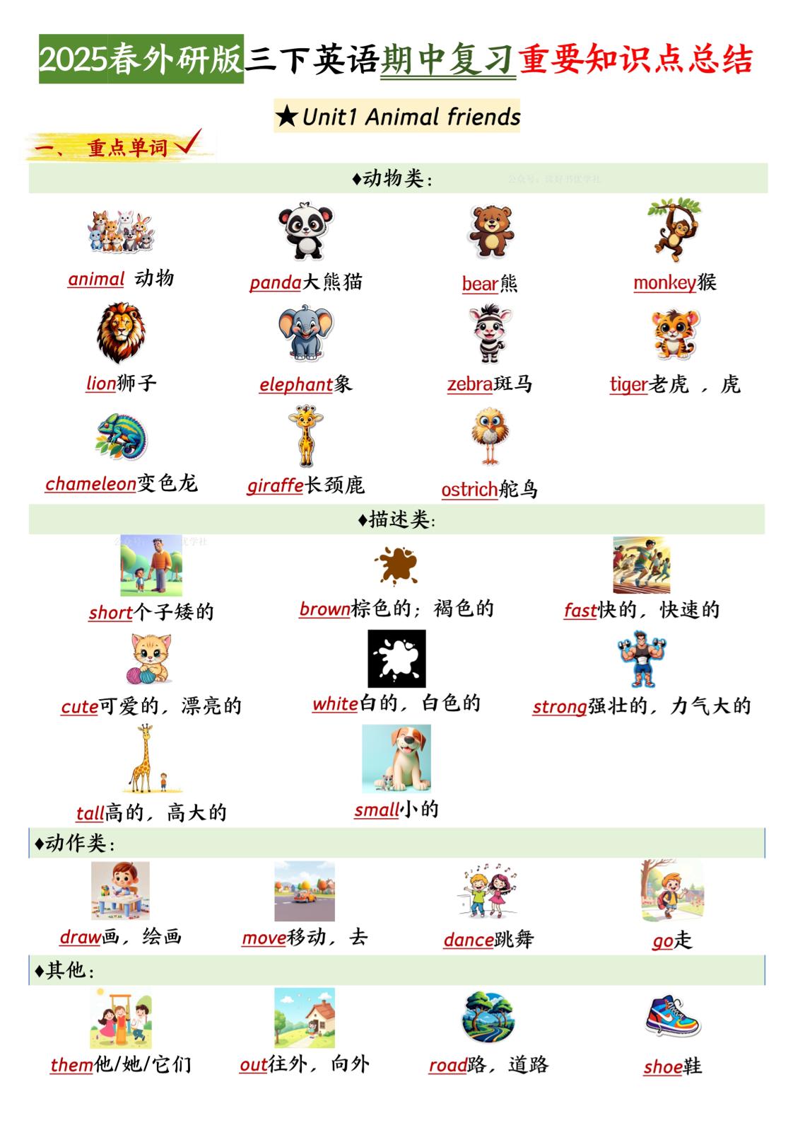 三下英语外研期中知识清单2-偏门项目网