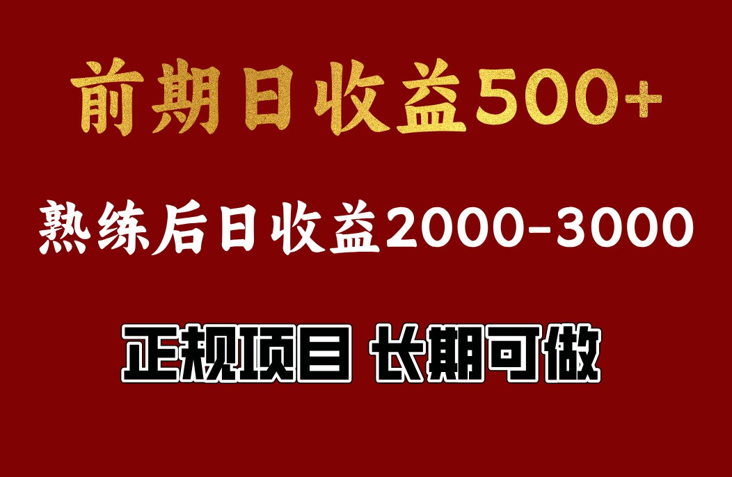 4-10月份暴力项目，收益可观，门槛低，一台电脑在家操作-偏门项目网