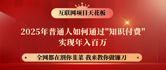 镰刀训练营超级IP合伙人，25年普通人如何通过“知识付费”年入百万！-偏门项目网