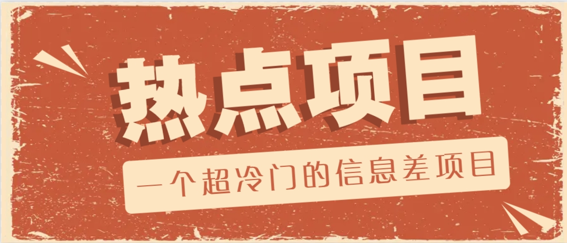一个超冷门的信息差项目，出售各种协议模板，一个月收益竟高达20000+-偏门项目网