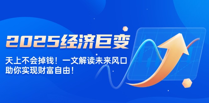 2025经济巨变，天上不会掉钱！一文解读未来风口，助你实现财富自由！-偏门项目网