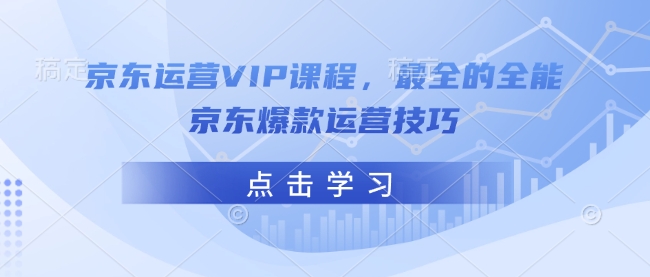 京东运营VIP课程，最全的全能京东爆款运营技巧-偏门项目网